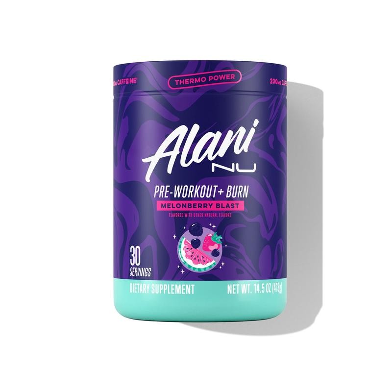 Alani Nu Pre-Workout+ - Advanced Pre-Workout Powder:_Melonberry Blast Thermo