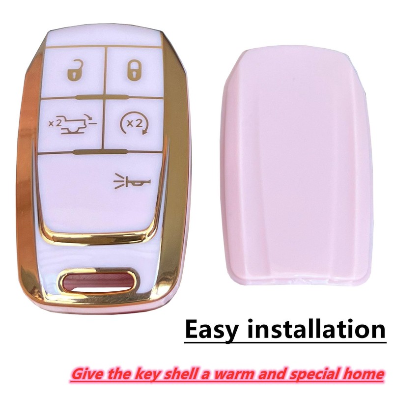 EJOAOJE Key Protective Shell for RAM Key Fob Cover with