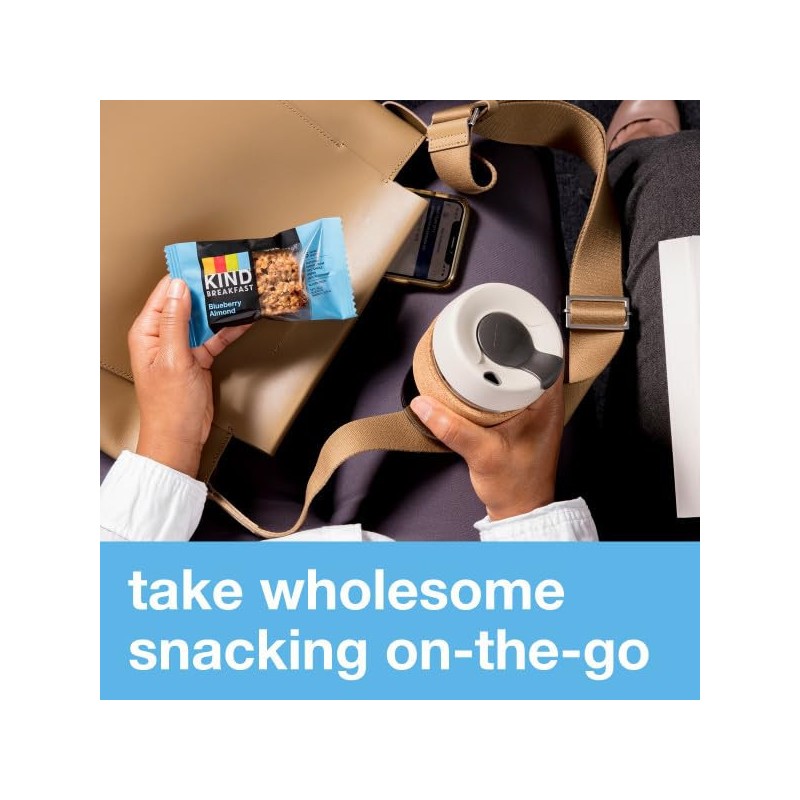 KIND Breakfast Bars Blueberry Almond 6 Pack Gluten Free Healthy