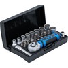 28-piece Socket Set, 1/4'