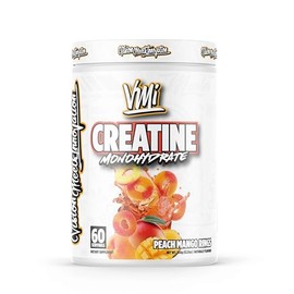 Vmi Sports Creatina Monohidrato en Polvo - 5 Gramos por Porcin - sin Sabor o Elija Entre 5 Fantsticos Sabores. - Cero Colores Artificiales (60 Ser,...