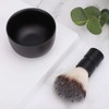 Set de tazón y brocha de afeitar, set afeitado hombre