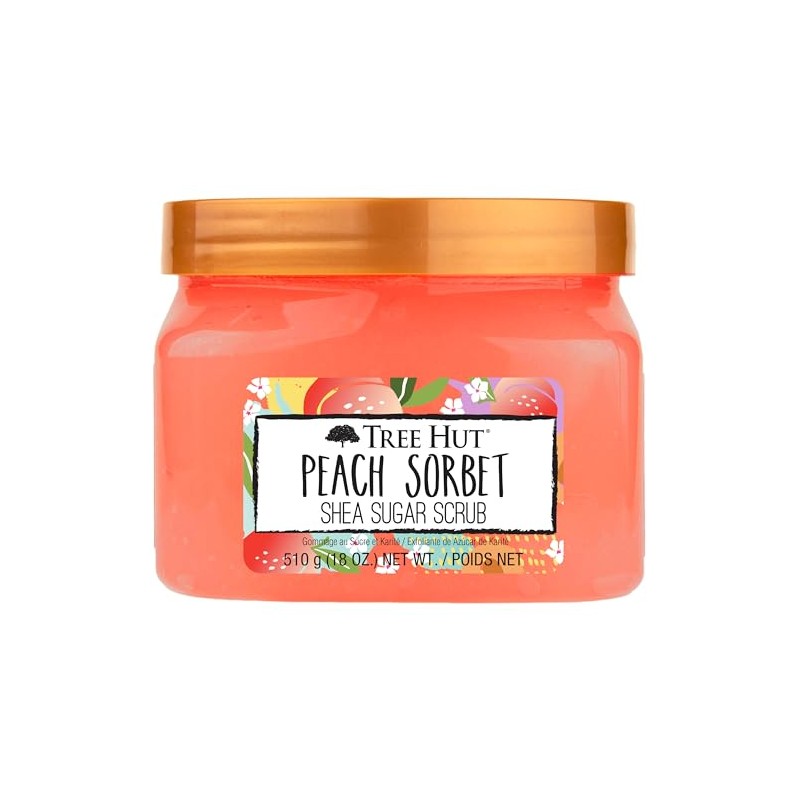 Tree Hut Peach Sorbet Shea Sugar Scrub