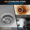BOTEMY B9173 Kitchen Sink Drain Assembly 3-1/2 inch with Removable