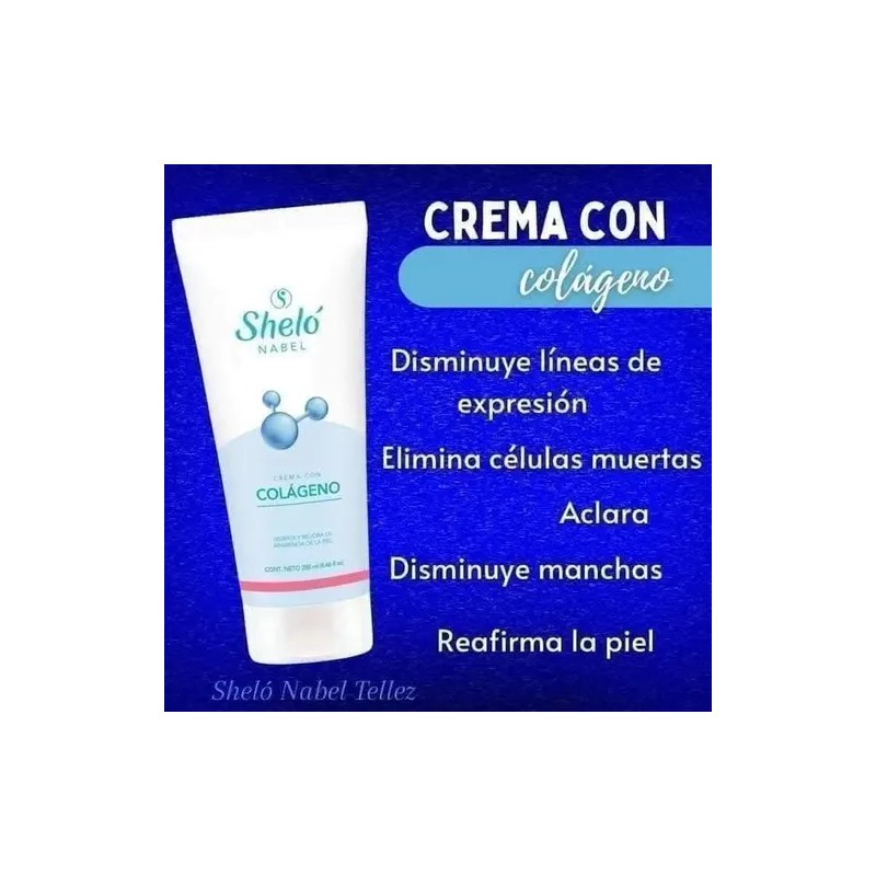 Crema Con Colágeno Y Crema De Concha Nacar Shelo Nabel