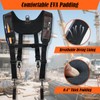 WELKINLAND Heavy-Duty Canvas Tool Belt Suspenders, Padded Tool Belt Suspender,