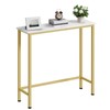 Mordchil HF Narrow Console Table, 29.5" Small Entryway Table, Accent