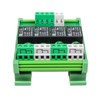 GUETNEU Relay Board, Relay Module 4 Channel 1 SPDT DIN