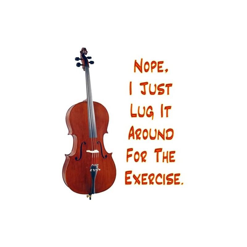 CafePress Cello For The Exercise Rectangle Magnet, 3"x2" Refrigerator Magnet