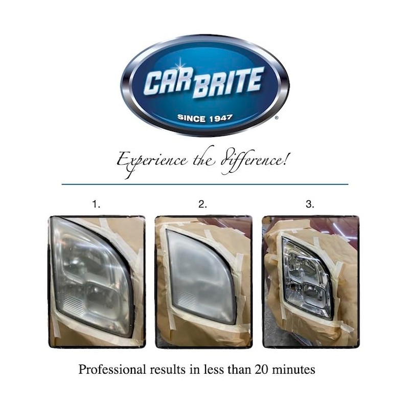 CAR BRITE Headlight Restoration Kit