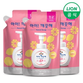 iClean Hand Wash 200ml Refill x 3, 5. Kitchen Mint Refill 200ml x 3 / 아이깨끗해 핸드워시 200ml 리필 x 3개, 5.키친민트 리필 200ml x 3개