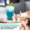 Cute Cat Coasters That Hold the Cup, Cat Coasters for
