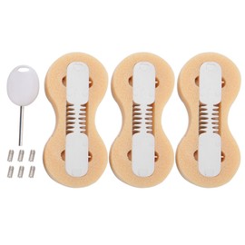 Surfing Board Fcs Fusion Fin Box Surfboard Fins Surf Fin Fcs Plugs Black (3pcs) White