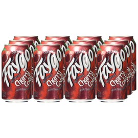 Faygo cherry cola soda pop, 12-oz. 12-pack cans