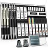 25PCS Art Mechanical Pencil Set with Case 3PCS Metal Artist