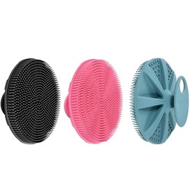 Innerneed Cepillo Ducha Silicona Suave Grado Alimenticio Cuerpo Limpiador Piel Manual Exfoliación Buena Espuma Paquete