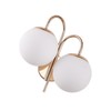 Double Sconce Simple Modern Dual Headed Glass Metal Energy Saving