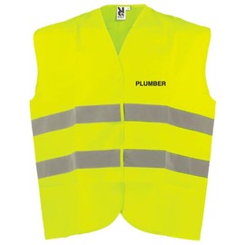 V Safety Unisex Adjustable Hi-vis Vest Hi Vis, Yellow, M-L UK