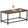 SAYGOER Coffee Table Simple Modern Rectangular Center Table Open Space