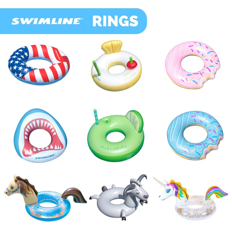 Swimline Anillo de teñido Anudado en Espiral de 42 Pulgadas