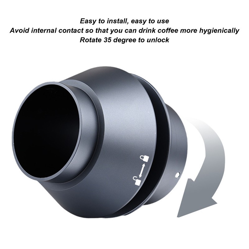 Coffee Blowing Bean Bin Aluminum Alloy 80g Coffee Grinder Cleaning