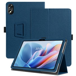 DUEDUE for UMIDIGI G1 Tab/G2 Tab/G3 Tab 10.1 Inch Tablet Case, Folding Stand Auto Wake/Sleep with Pencil Holder, Protective Android Tablet Cover Leather Case for UMIDIGI G1/G2/G3 Tab,Deep Blue