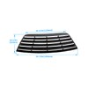 HECASA Rear Window Scoop Louver Sun Shade Cover Compatible with