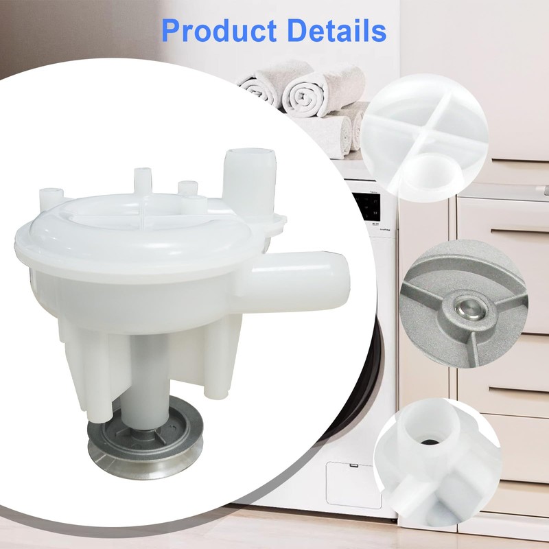 6-2022030 Washer Drain Pump Compatible with Maytag Jenn-Air Whirlpool Washer,
