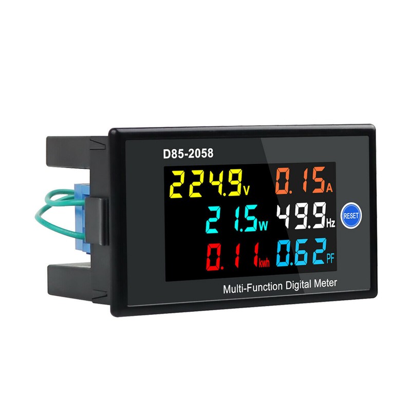 Multi-Function Single Phase Digital Meter LCD Display AC Voltage AC