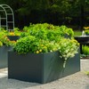 Vego garden Soil-Saving Intermediate Floor 32" Tall Modern Garden Bed