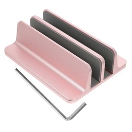 Operitacx Vertical Laptop Holder Desk Laptop Stand for Bed Slots Holder for Office Use