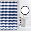 Hookless It's A Snap! Cabana Stripe 71" x 74" Shower