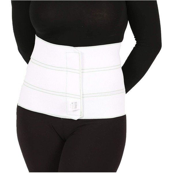 AltroCare 3 Panel, 9" high Postpartum Abdominal Binder, Stretches to fit 63" to 75"