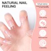 Puntas de uñas cortas cuadradas de cobertura completa - 216