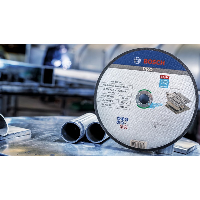 Bosch 1 x PRO Stainless Steel and Metal Longlife Thin