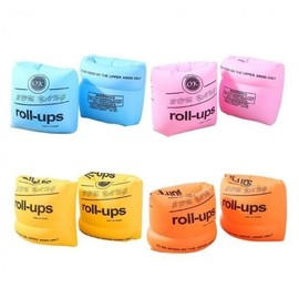 Portable Inflatable Arm Float Rings for Adults & Kids Swim LF1109 Free Size/Yellow 10ea