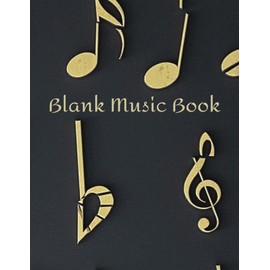 Blank Music Book: 200 Page Music Manuscript | Music Theory Practice Book | 5-Line Staff Music Paper