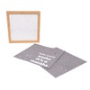 Reece Studio Felt Letterboard Set, Baby Keepsake Frame, Newborn Milstone