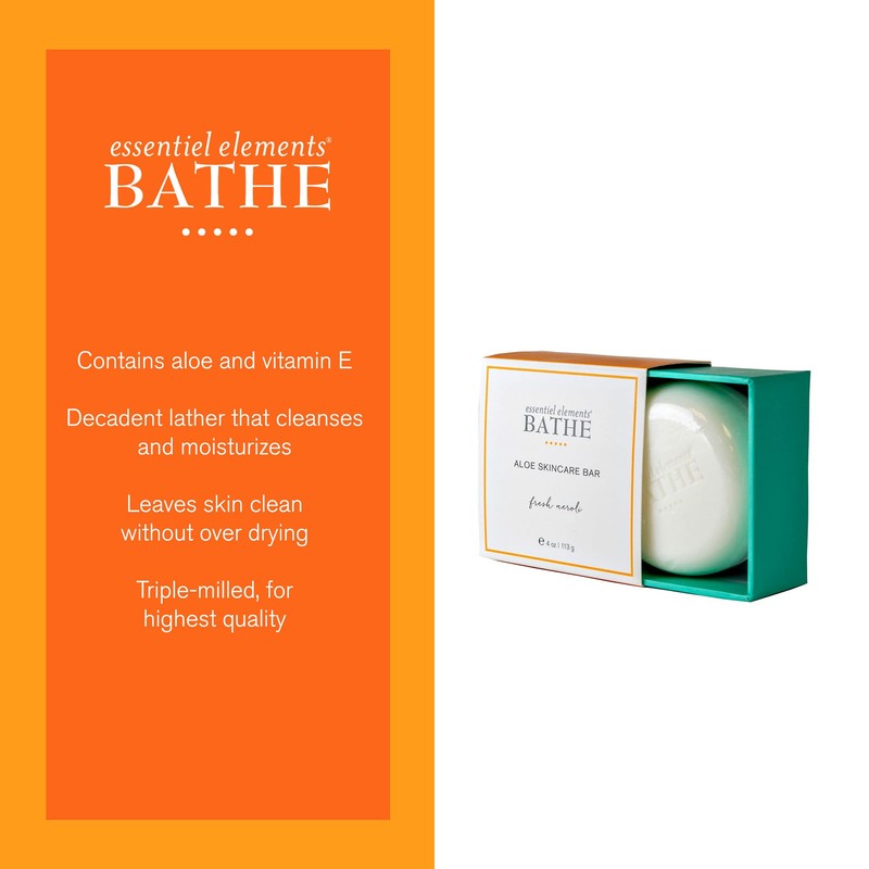 Gilchrist & Soames Bathe Aloe Soap, 4oz