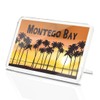 Classic Rectangle Magnet with Stand - Montego Bay Jamaica Beach
