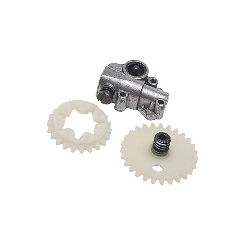 Carkio Oil Pump Worm Gear Wheel Combination Set Compatible with