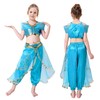 Discoball Jasmine Princess Costume for Girls Amazing Tour Kids Aladdin
