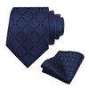 LHXzizizi Ties for Men Plaid Tie and Pocket Square Combo,