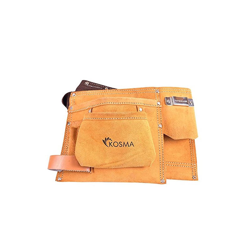 Kosma 11 Pocket Tool Belt Pouch Apron, Multi-Pockets Storage Organiser,