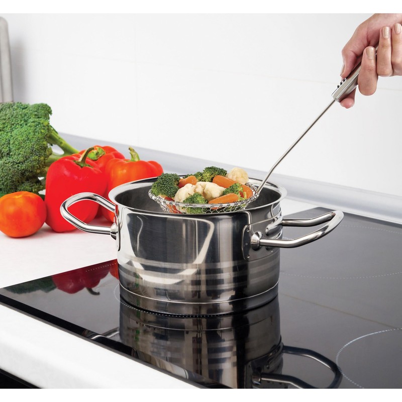 Helen’s Asian Kitchen Spider Strainer, All Stainless Steel, 5-Inch Strainer