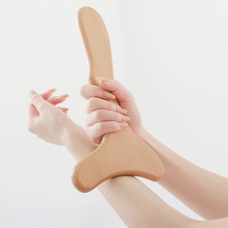 Komogir Wood Therapy Massage Tool Wooden Lymphatic Drainage Massager Body