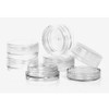 50 Pcs Empty Plastic Cosmetic Jars, 5ml Sample Containers Pots
