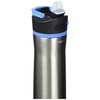 Contigo Ashland Water Bottle, 24 oz, Stainless Steel w/Blue Poppy