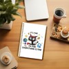 Black Cat Notebook, It's Fine I'm Fine Everything is Fine