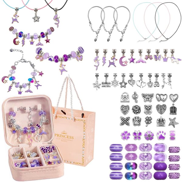 Sitengle Jewelry Toy, Accessory Kit, Bracelet Making, 66-Piece Set, Fashionable,